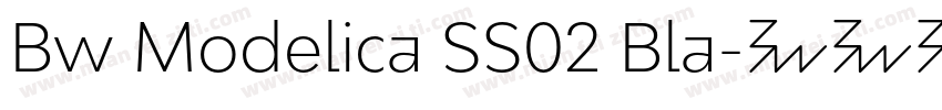 Bw Modelica SS02 Bla字体转换
